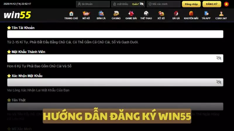 Đăng nhập WIN55 an toàn, tiện lợi với các bước đơn giản