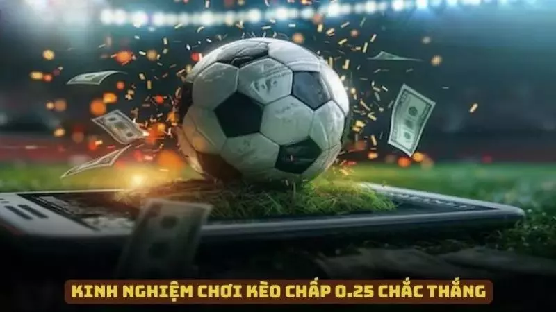 Kinh nghiệm chơi kèo chấp 0.25 là gì để hiệu quả và thắng lớn